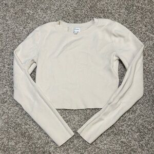 PACSUN LA HEARTS CROPPED KNIT LONG SLEEVE